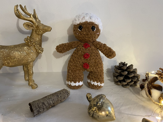 Peluche bonhomme pain d&#039;épice