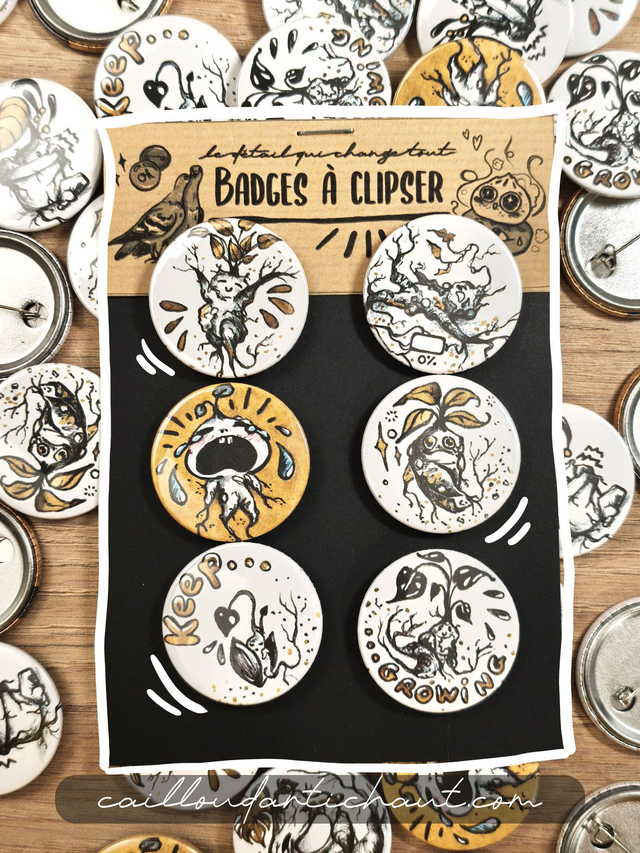 Badges mandragores X6