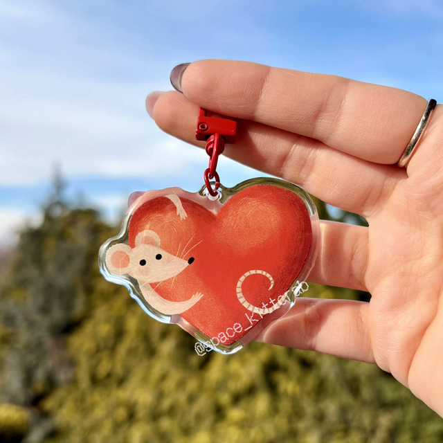 Mišek keychain (obesek za ključe)
