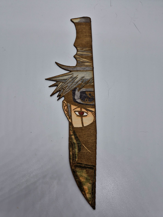 Gravure sur bois "Hakashi" - Naruto