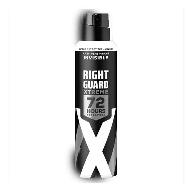 Right Guard Mens Xtreme Invisible Anti-Perspirant Deodorant 150ml