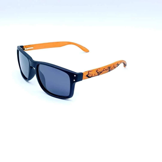 Lunettes de soleil polarisé UV 400 en hêtre 