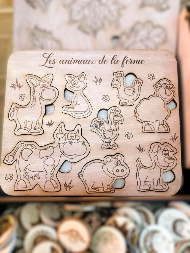 Puzzle Animaux de la ferme 