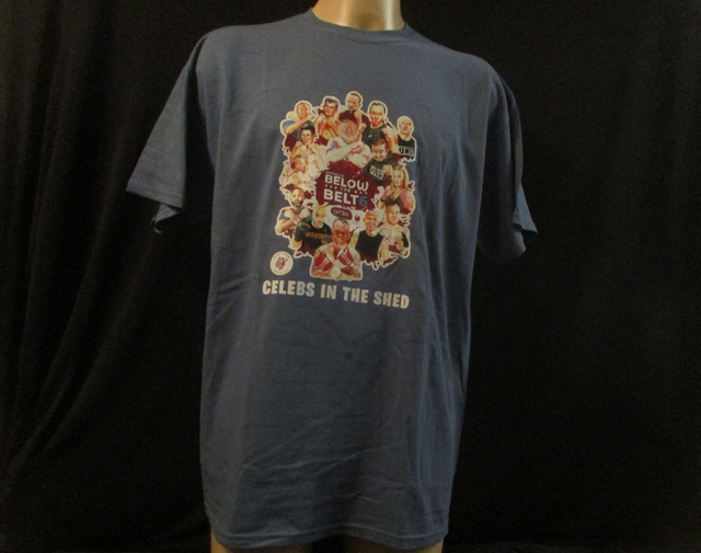 15 Boxers Including Dominic Negus Picture T-Shirt ADULT COTTON UNISEX GREYISH (Extra Large) Top