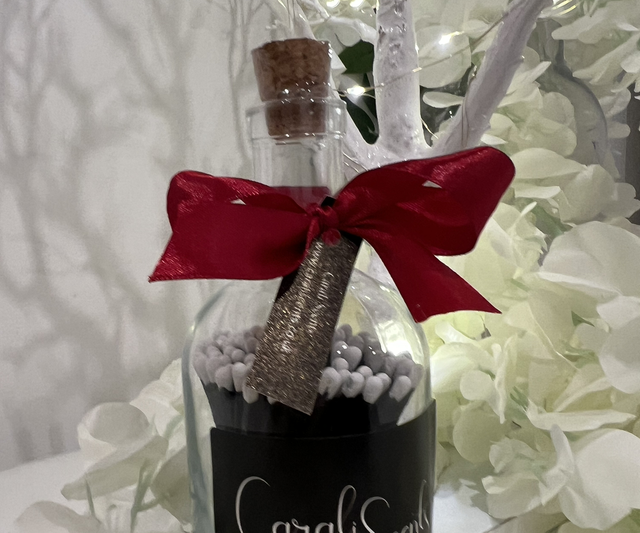 Luxury Black Match Bottle