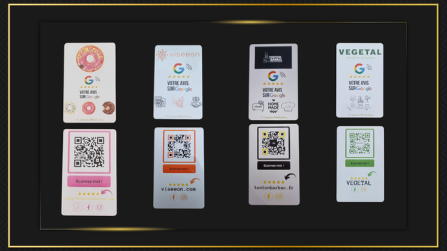 DUO - CARTE AVIS GOOGLE + CARTE DE VISITE