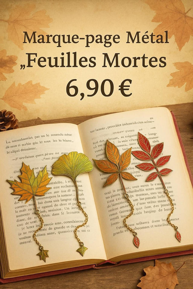 Marque pages en métal 