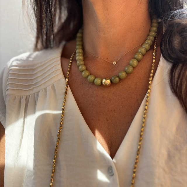 Collier Vertige Kaki