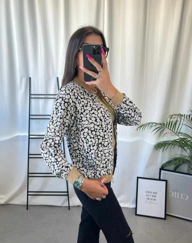 blouson noir marguerite *