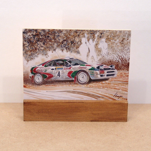 Artimotor pie vertical 14x13 - 1993 Juha Kankkunen (Toyota Celica) 1º R.Argentina