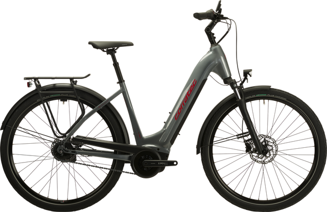 CORRATEC, E-Power Trekking 28 P6 Coaster Wave, Gr. 50cm, Farbe: Dunkel Silber glänzend