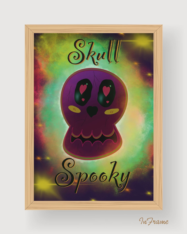 HALLOWEEN : SKULL SPOOKY