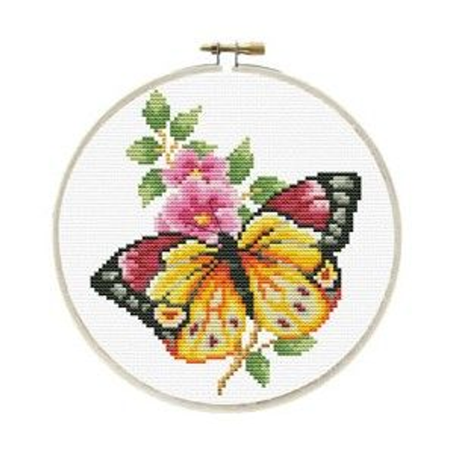 Butterfly bouquet (voorbedrukt)