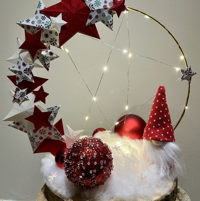 Cercle lumineux gnome + boules à poser