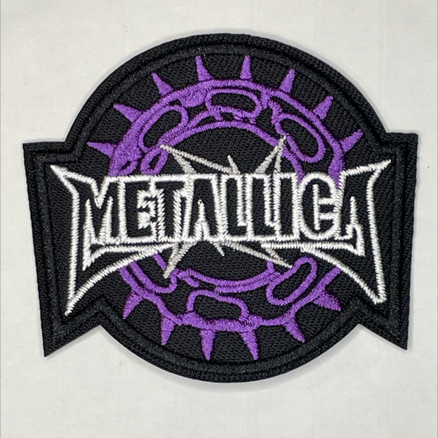 Metallica Purple &amp; White Standard Patch