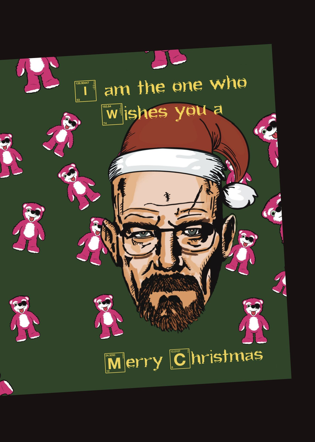 Breaking Bad Walter White Christmas Card (A5)