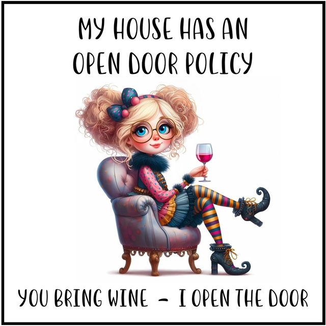 103 - GIGGLE CARDA W - OPEN DOOR POLICY