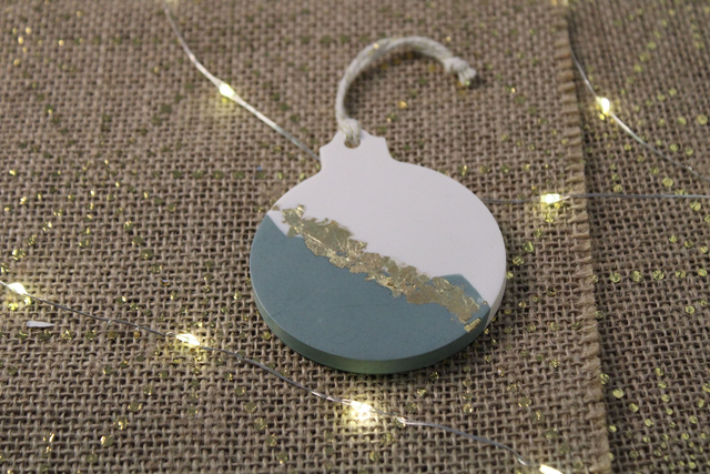 Les suspension boule bicolore