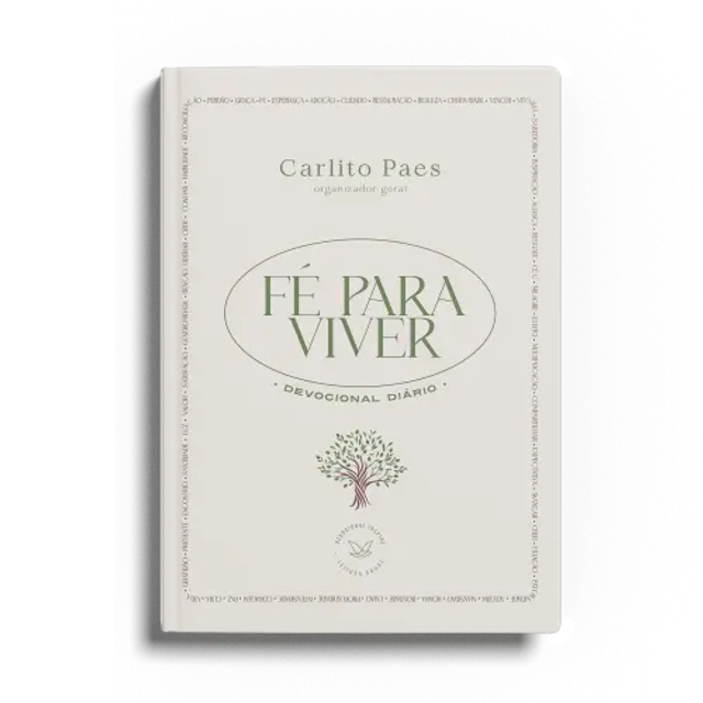 Devocional - Fe para viver capa dura Carlito Paes
