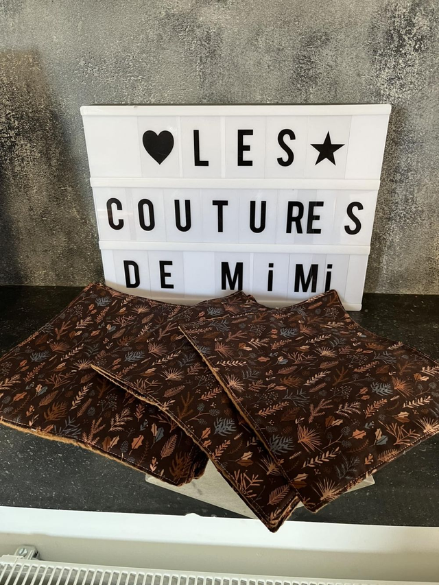 Essuie-tout lavable lot de 5 sans pressions