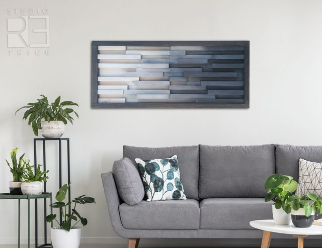 Geometryczna Drewniana Dekoracja 3D / nr.2