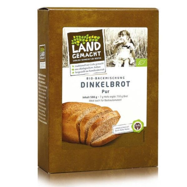 Rolle Mühle Dinkelbrot pur, Backmischung, 500g Packung