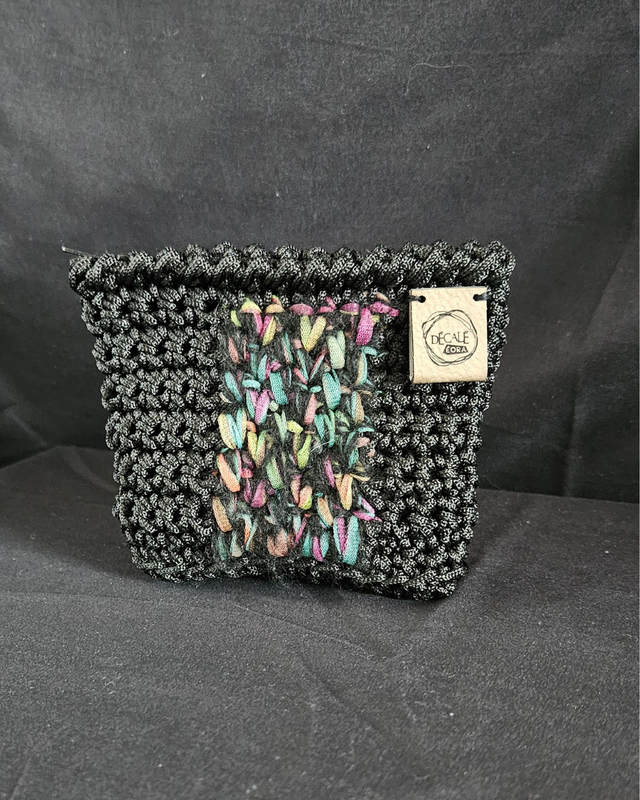 Porte-monnaie Amazone noir et couleurs