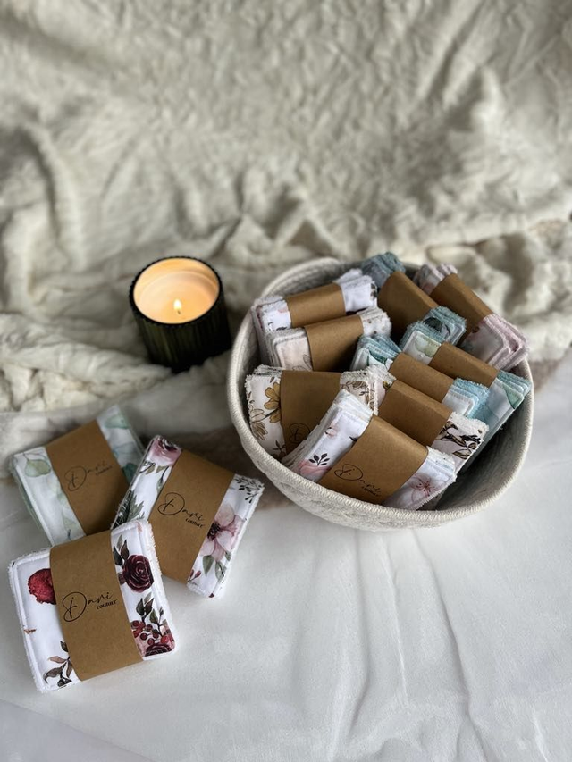 Lingettes réutilisables Bambou