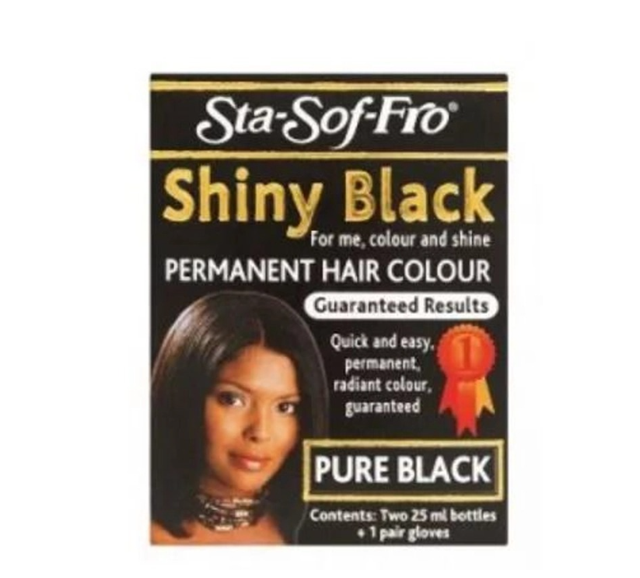  SSF: SHINY BLACK HAIR COLOUR LIQUID 25ML