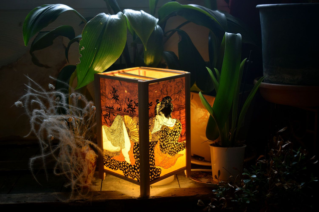 Scène de chambre japonaise