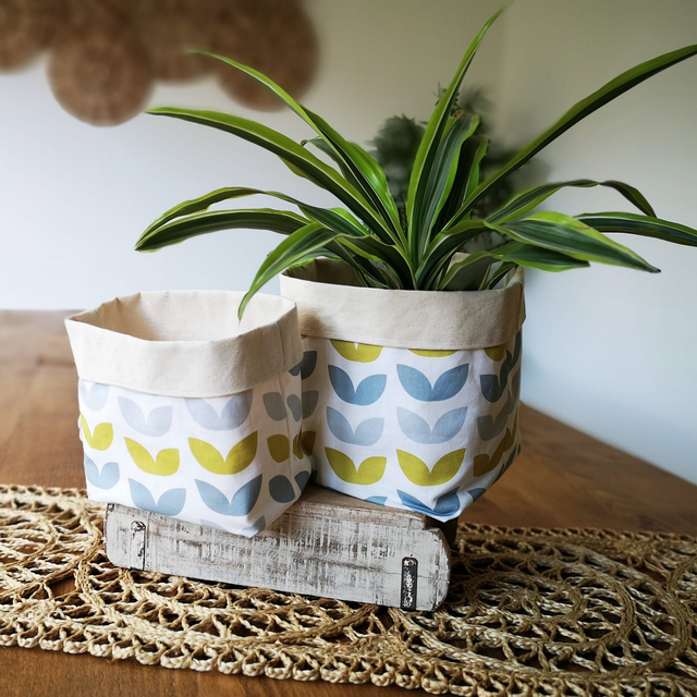 Storage Basket - Scandi Leaf