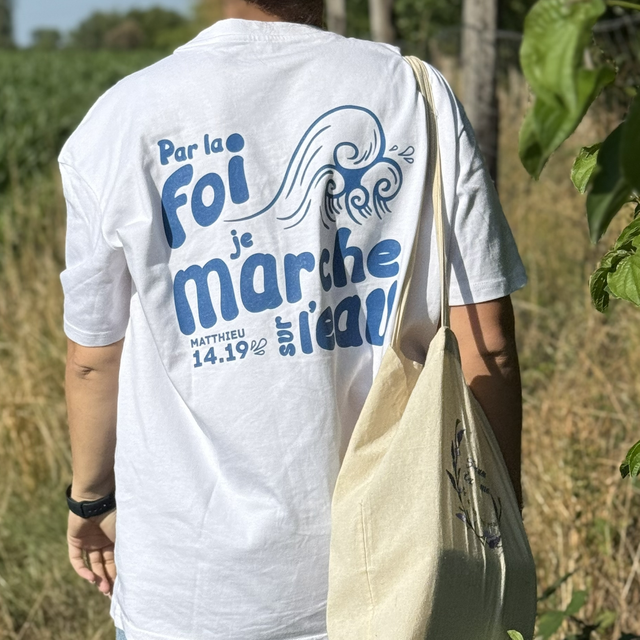 PRÉ COMMANDE - T shirt Oversized - Marche sur l’eau 