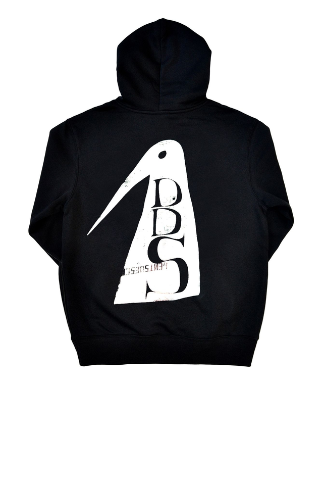 Dents de Scie® Le corbeau Sweat-shirt Noir