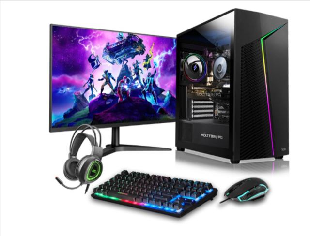 PACK PC Gaming Completo AMD Ryzen 7 5700G + MONITOR + TECLADO + AURICULARES