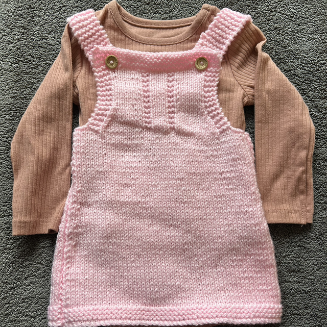Pink dress 3-6months 
