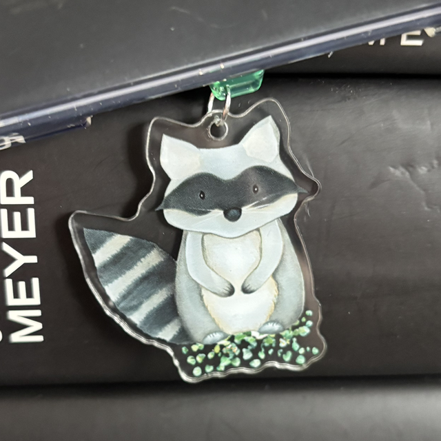 Raccoon Kindle Charm