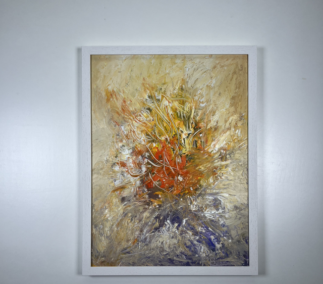 „Samen des Lichts“  Öl auf PVC-Platte, 40 × 30 cm, 2025