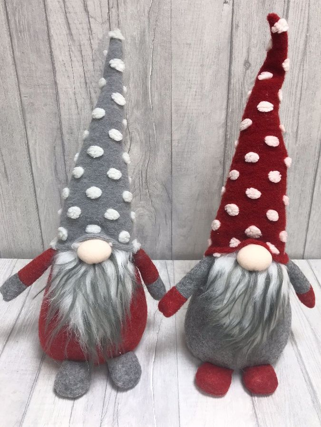 Fluffy Bearded Christmas Gonk - 2 Designs