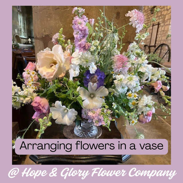 30th September - Arranging flowers in a vase