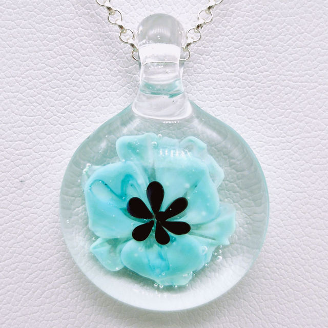Pendentif Flora vert 1