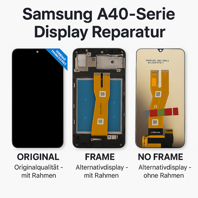Samsung A40 - Serie Display Reparatur (A40 / A41 / A42)
