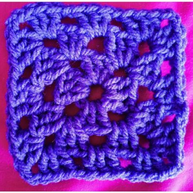 Set of 4 Handmade Purple Crochet Coasters