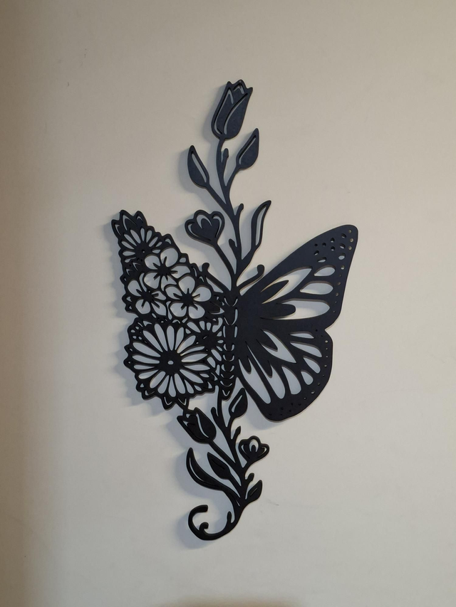 Papillon Fleur Longueur