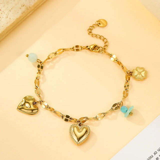 Bracelet Charms Coeur