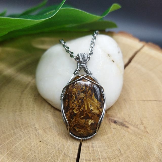 Pendentif Bronzite