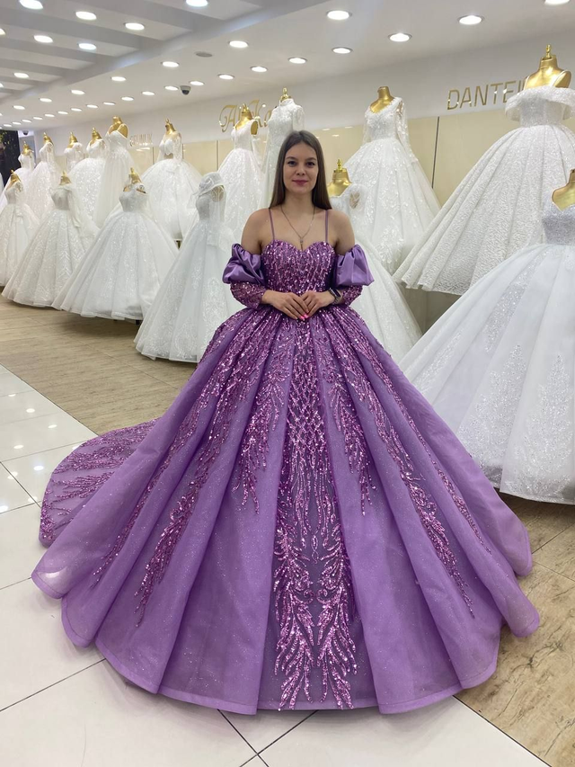 Robe de Mariée Princesse à Paillettes