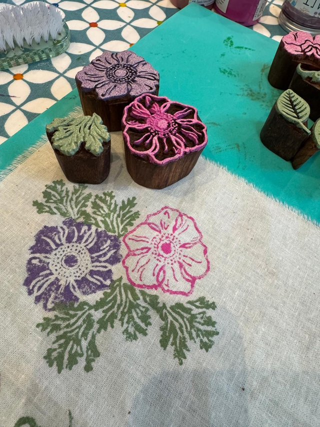 Indian Block Print Lampshade