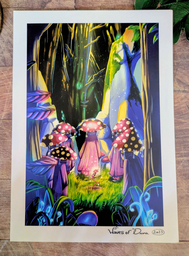 Illustration "Réunion de Faelines" - 21 x 14,8 cm (A5)