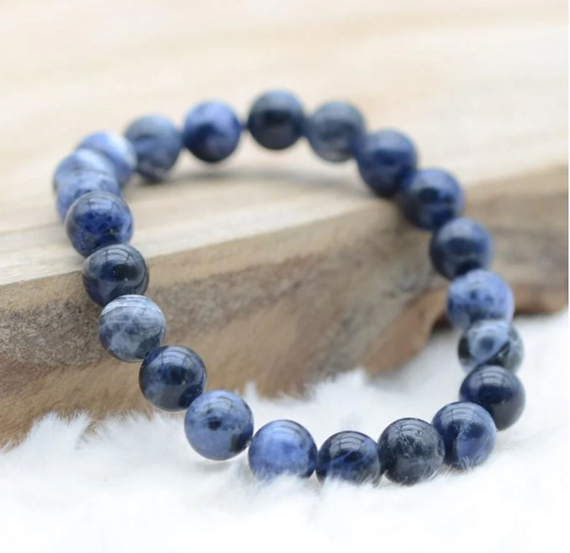 Bracelet en Sodalite 8mm