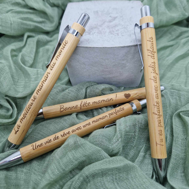 Crayon bambou personnalisé